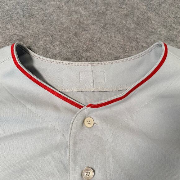 Los Angeles Angels Men's Gray Majestic Jersey Baseball MLB Size 60/US 4XL - Picture 6 of 14